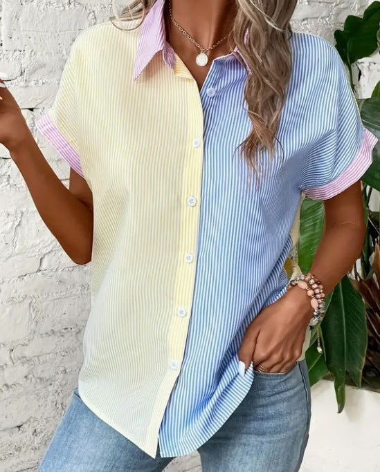 Summer Casual Shirt, Chinese Trendy Cross-border Men's Top