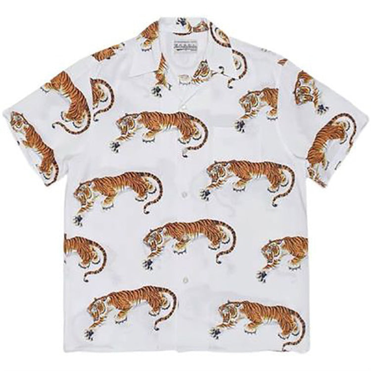 Summer Casual Shirt, Chinese Trendy Cross-border Men's Top