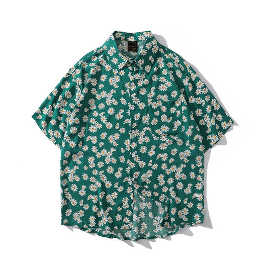 Summer Casual Shirt, Chinese Trendy Cross-border Men's Top