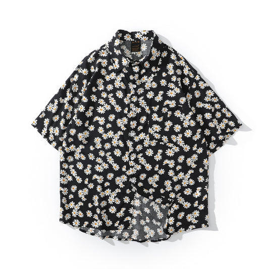 Summer Casual Shirt, Chinese Trendy Cross-border Men's Top