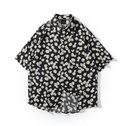 Summer Casual Shirt, Chinese Trendy Cross-border Men's Top