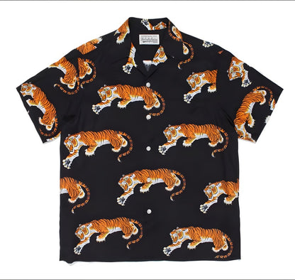 Summer Casual Shirt for Men, Chinese Trendy Cross-border Apparel