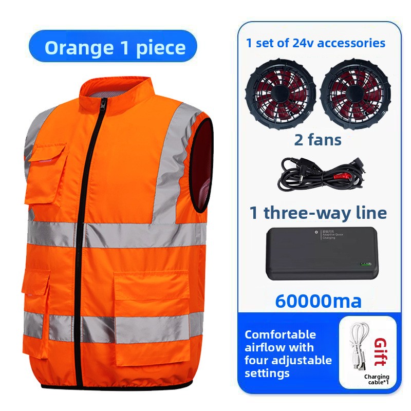 Summer Cooling Fan Vest