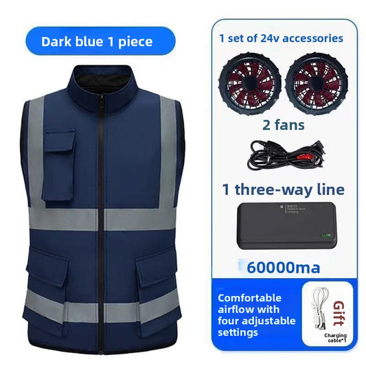 Summer Cooling Fan Vest