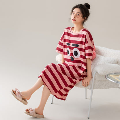Summer cotton pajama dress