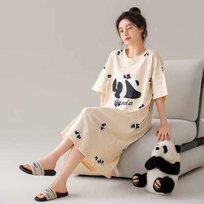 Summer cotton pajama dress