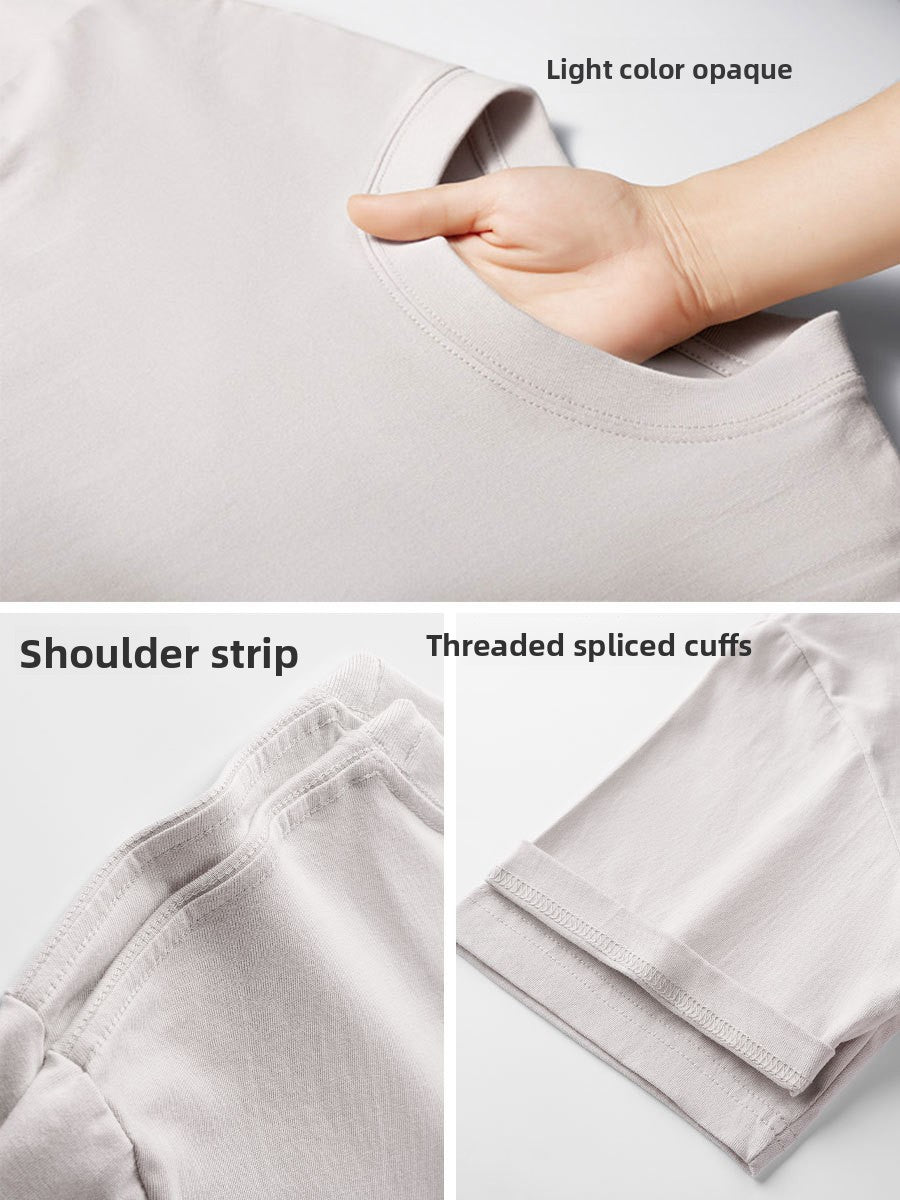 Summer cotton short-sleeved casual T-shirt