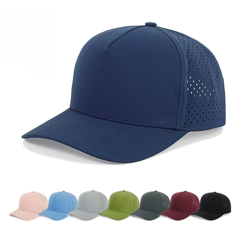 Summer Five Panel Baseball Cap Quick Dry Breathable Outdoor Hat