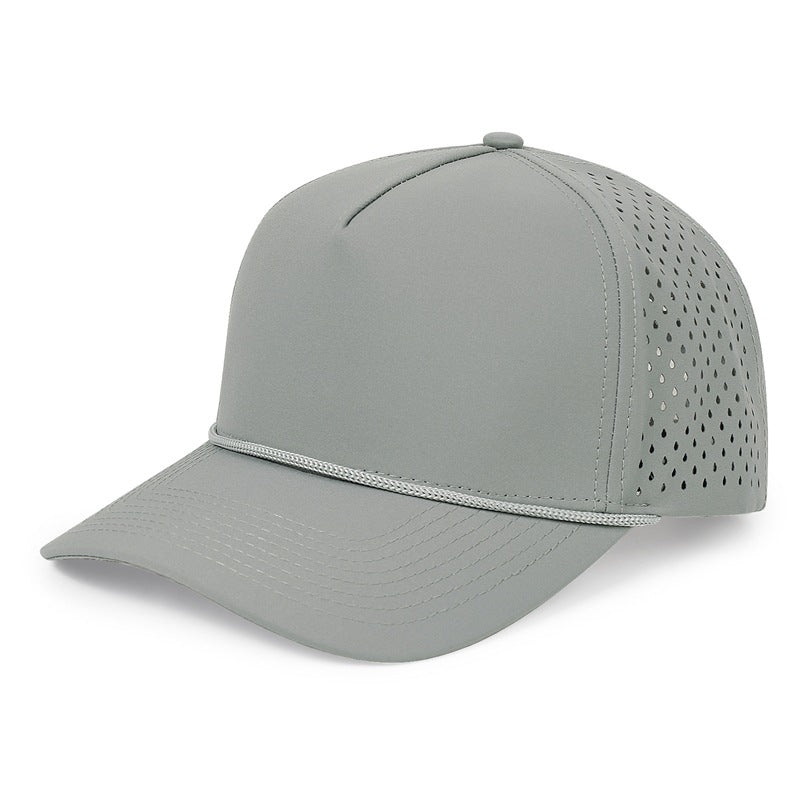 Summer Five Panel Baseball Cap Quick Dry Breathable Outdoor Hat