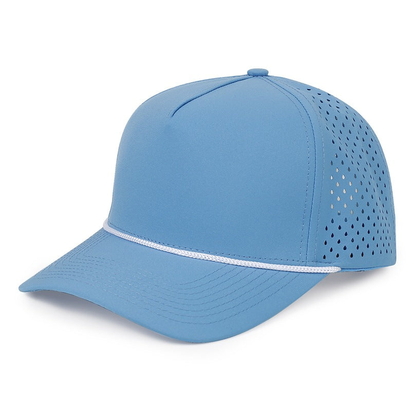 Summer Five Panel Baseball Cap Quick Dry Breathable Outdoor Hat