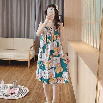 Summer halter nightwear
