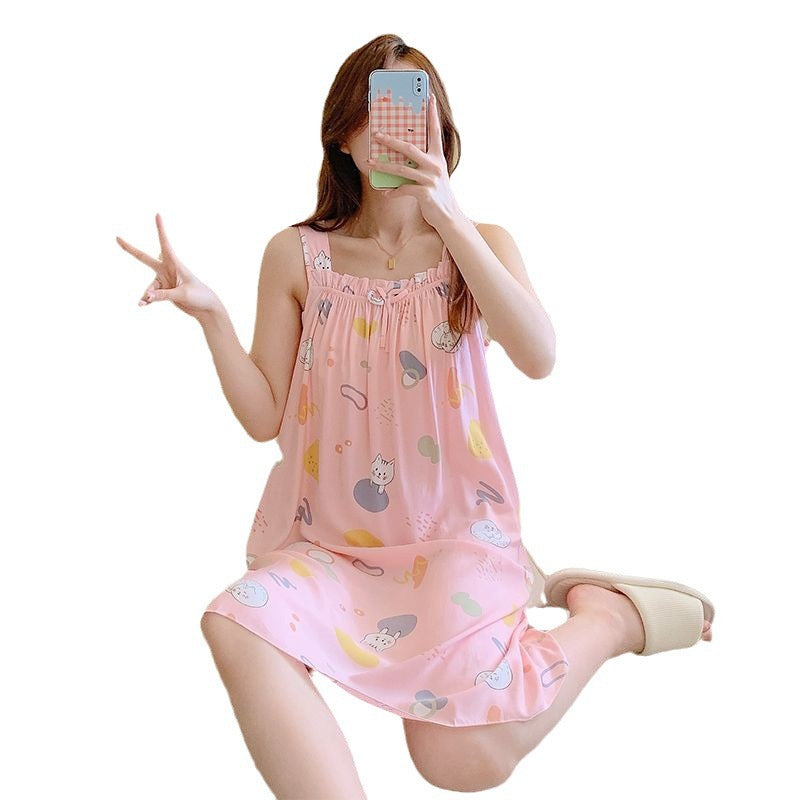 Summer halter nightwear