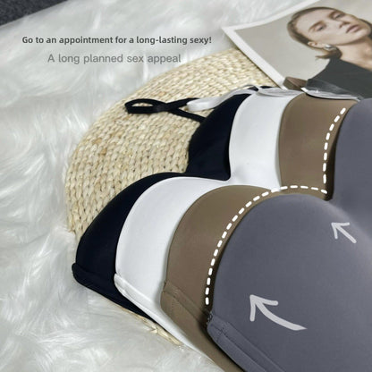 Summer Ice Silk Camisole with Built-in Bra