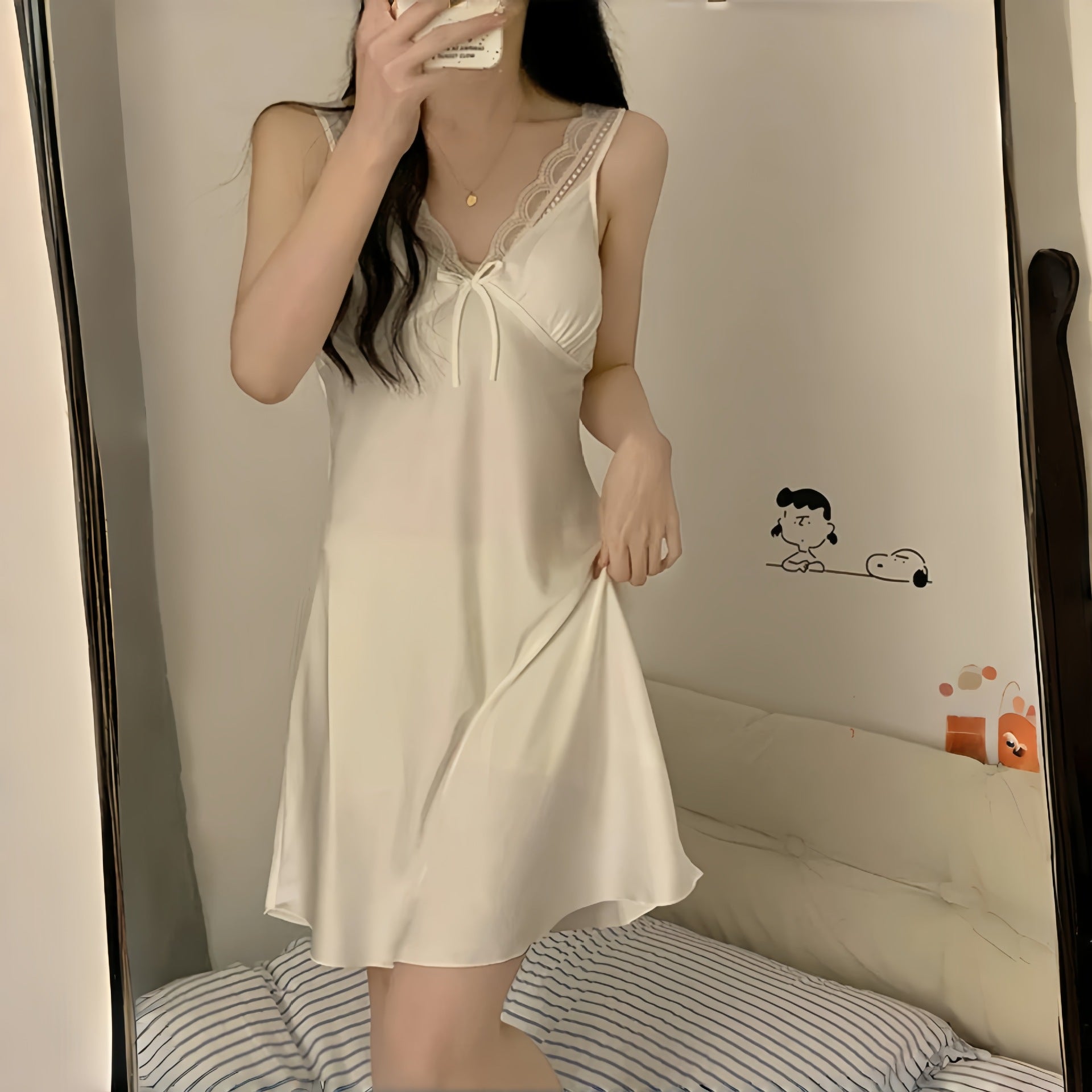 Summer Ice Silk Lace Underwear