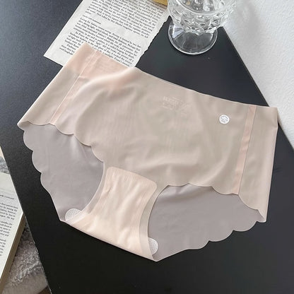 Summer Ice Silk Seamless Ladies Briefs