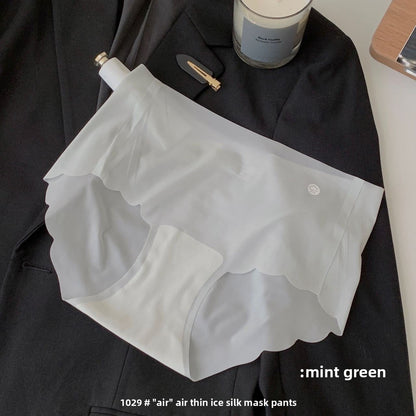 Summer Ice Silk Seamless Ladies Briefs