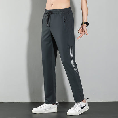 Summer Ice Silk Sports Pants
