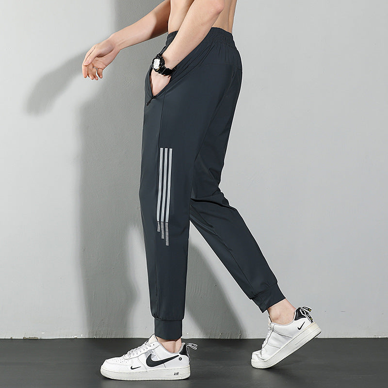 Summer Ice Silk Sports Pants