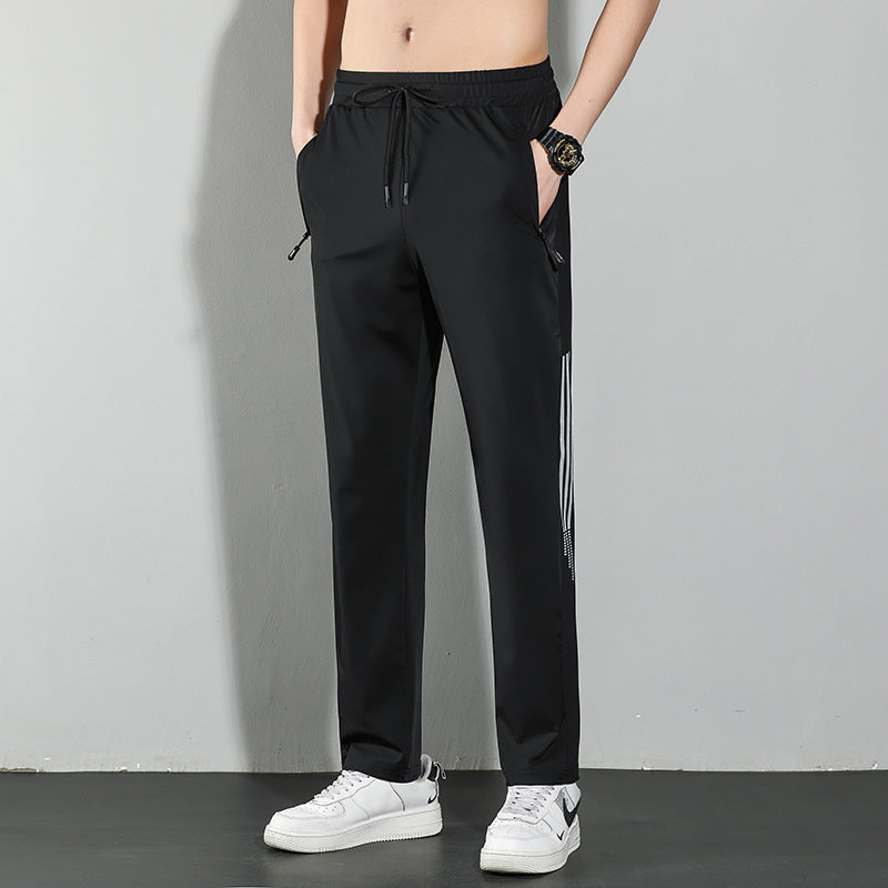 Summer Ice Silk Sports Pants