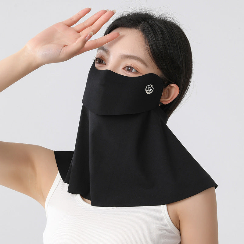 Summer Ice Silk Sun Protection Face Mask