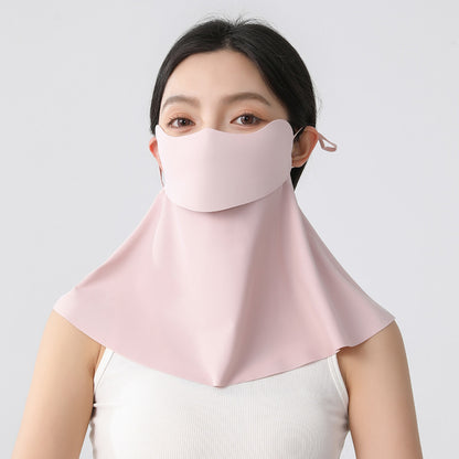 Summer Ice Silk Sun Protection Face Mask