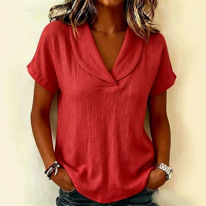 Summer knitted short-sleeve
