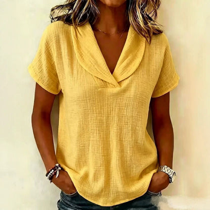 Summer knitted short-sleeve