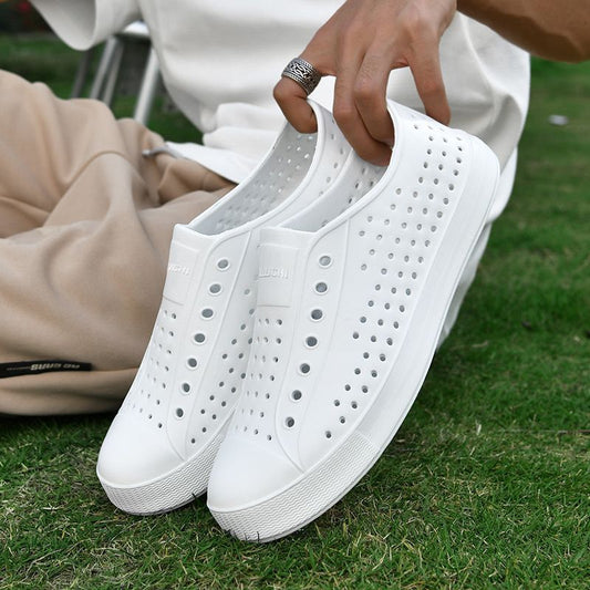 Summer lightweight hollowed-out lazy shoes