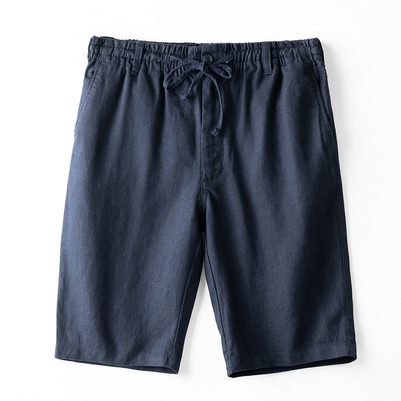 Summer linen shorts, five-pocket pants