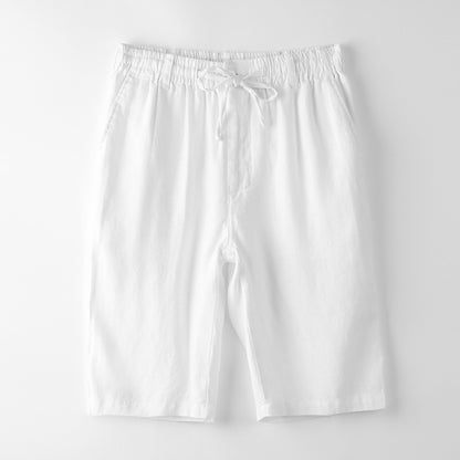 Summer linen shorts, five-pocket pants