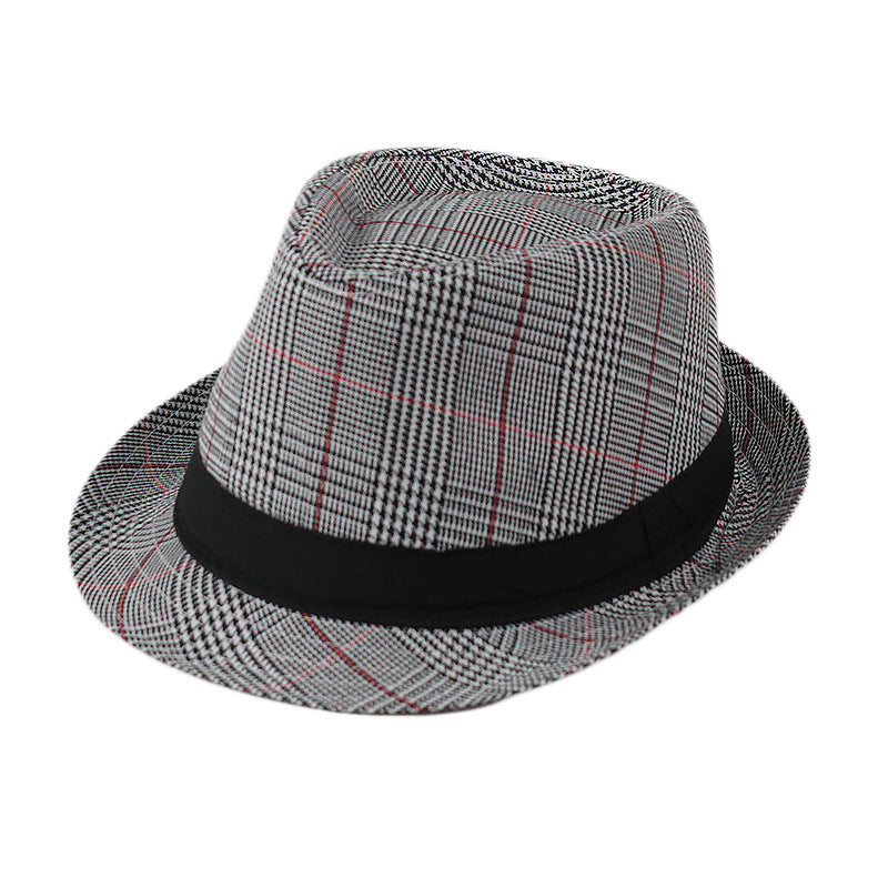 Summer Linen Straw Jazz Hat for Men and Women