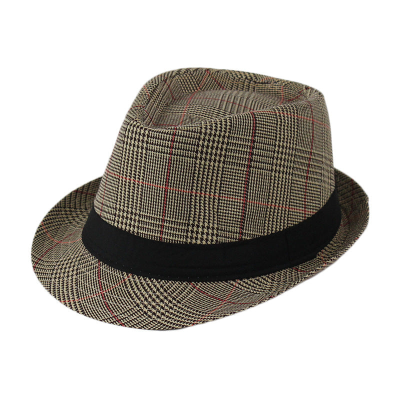 Summer Linen Straw Jazz Hat for Men and Women
