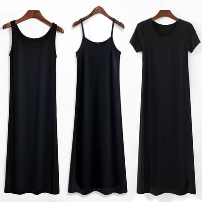 Summer new black dress