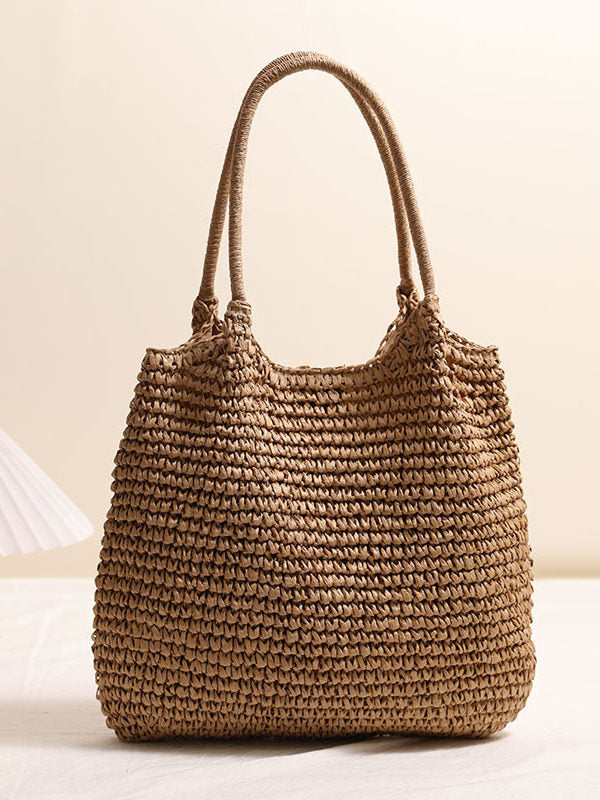 Summer New Large-Capacity Woven Straw Bag