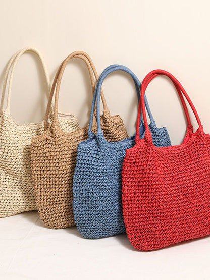 Summer New Large-Capacity Woven Straw Bag