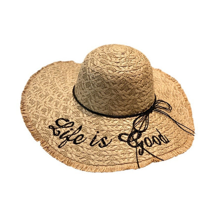 Summer Outdoor Showing Face Small Sunshade Sunscreen Beach Sun Hat