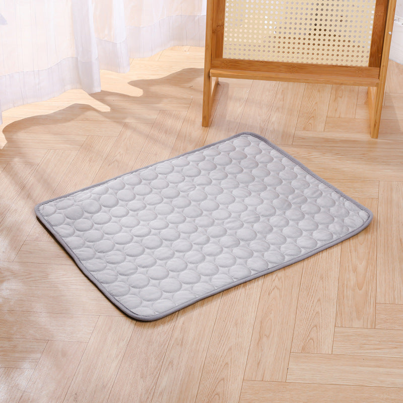 Summer Pet Cooling Mat Ice Silk Pad