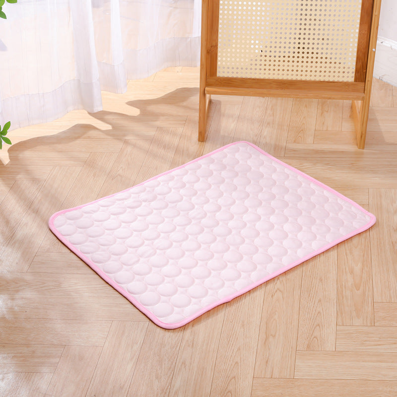 Summer Pet Cooling Mat Ice Silk Pad