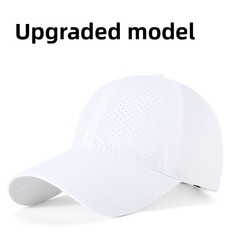 Summer Quick-Dry Baseball Cap for Men and Women with Extra-Large Head Circumference, Korean-Style Sun Protection Hat