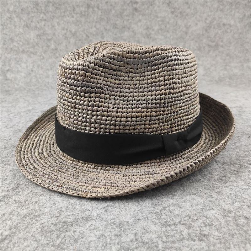 Summer Raffia Straw Top Hat