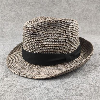 Summer Raffia Straw Top Hat