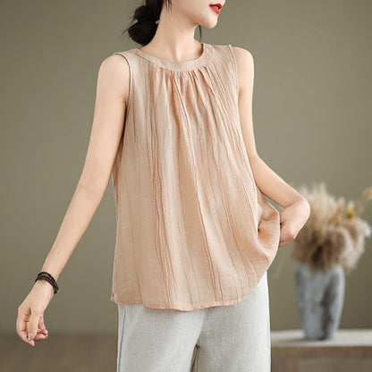Summer Ramie Vest