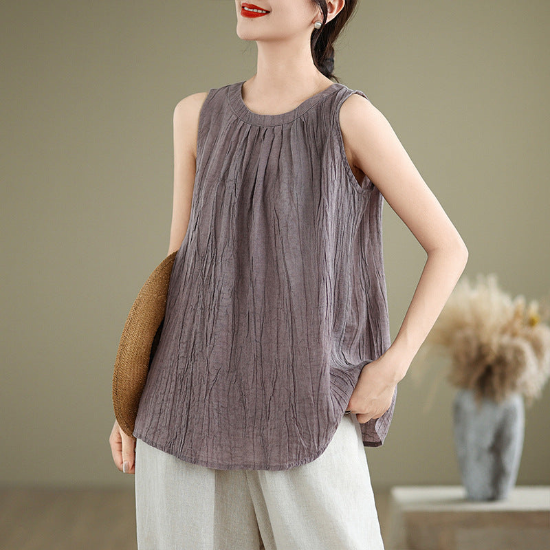 Summer Ramie Vest