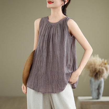 Summer Ramie Vest