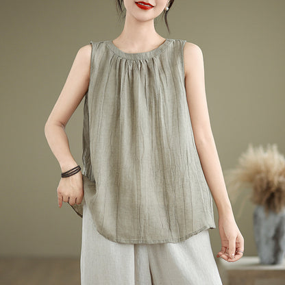 Summer Ramie Vest