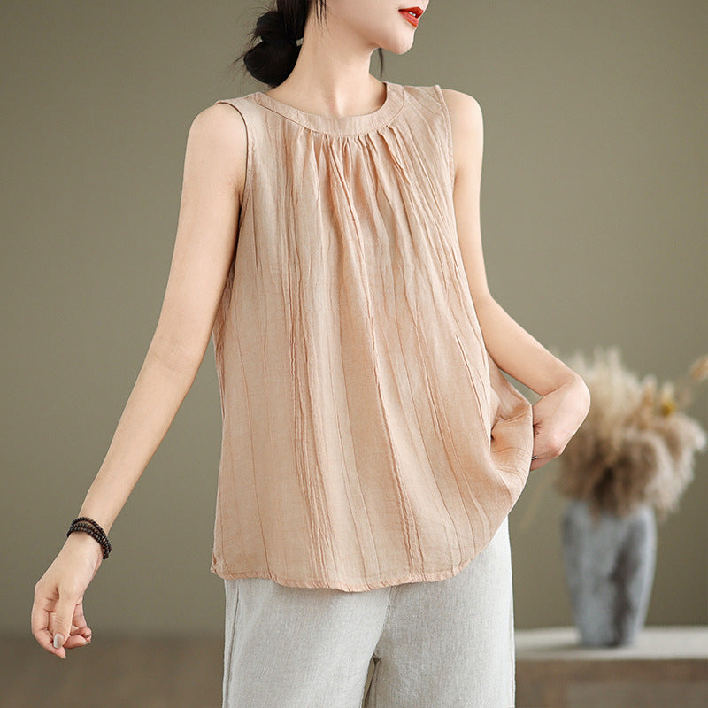 Summer Ramie Vest