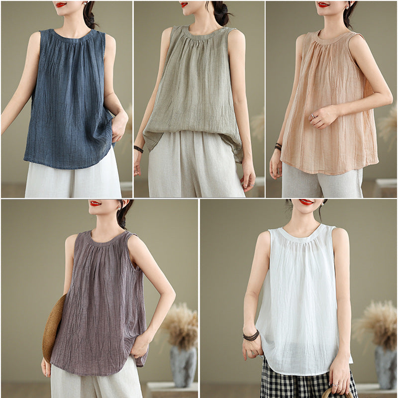 Summer Ramie Vest