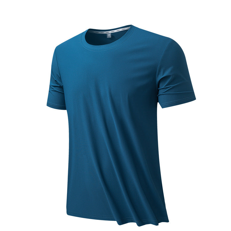Summer silk breathable short-sleeved t-shirt
