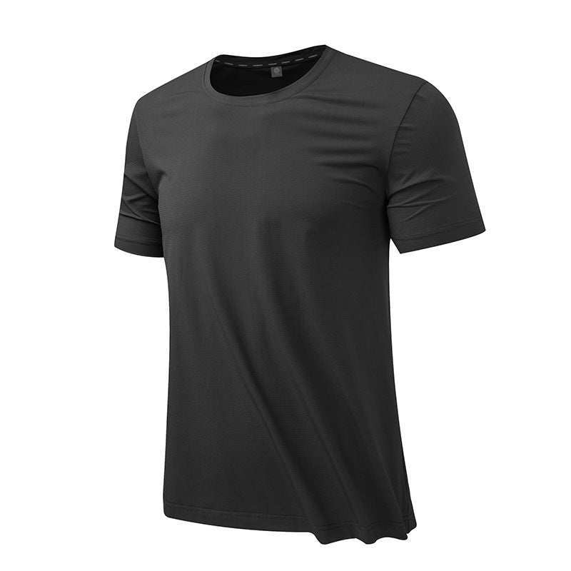 Summer silk breathable short-sleeved t-shirt