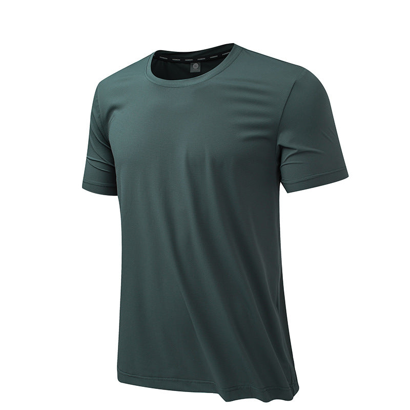 Summer silk breathable short-sleeved t-shirt